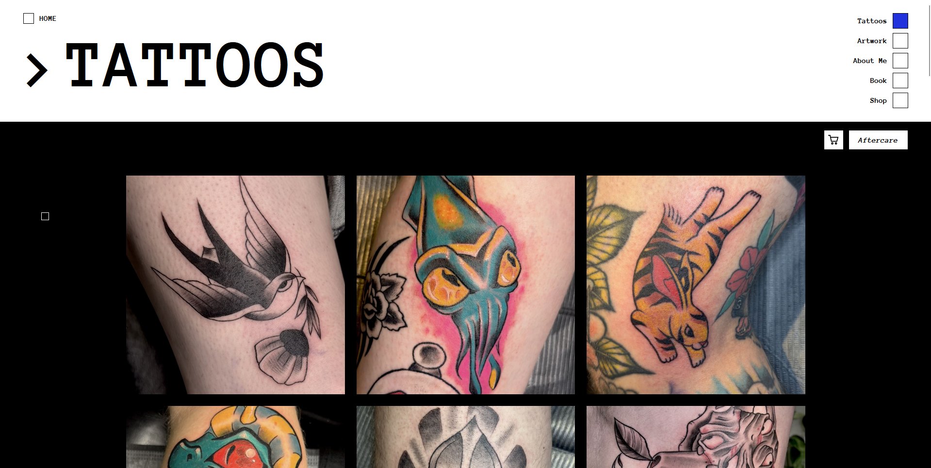Tattoos page